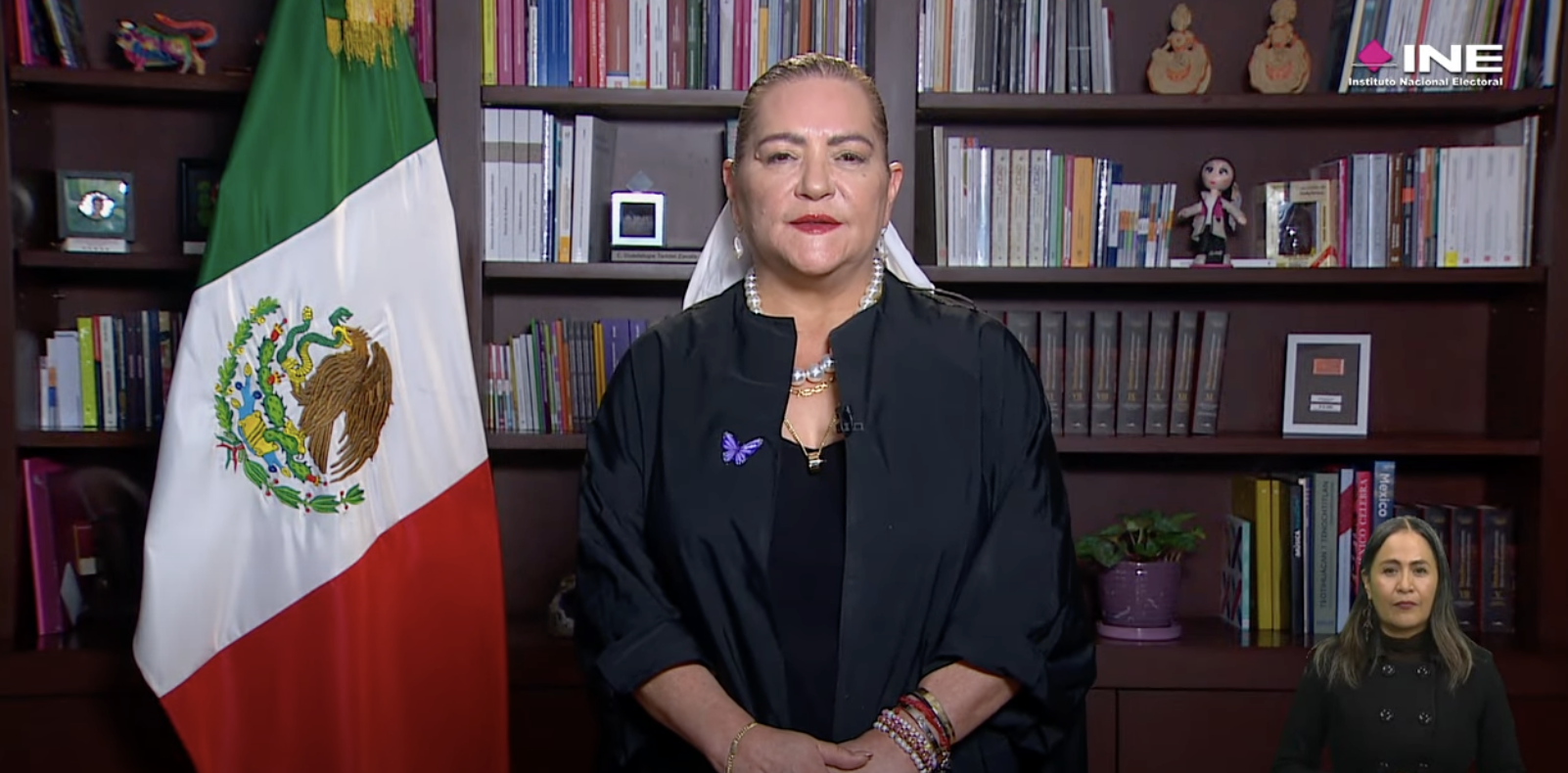 Mensaje de Guadalupe Taddei, Consejera Presidenta del Instituto Nacional Electoral